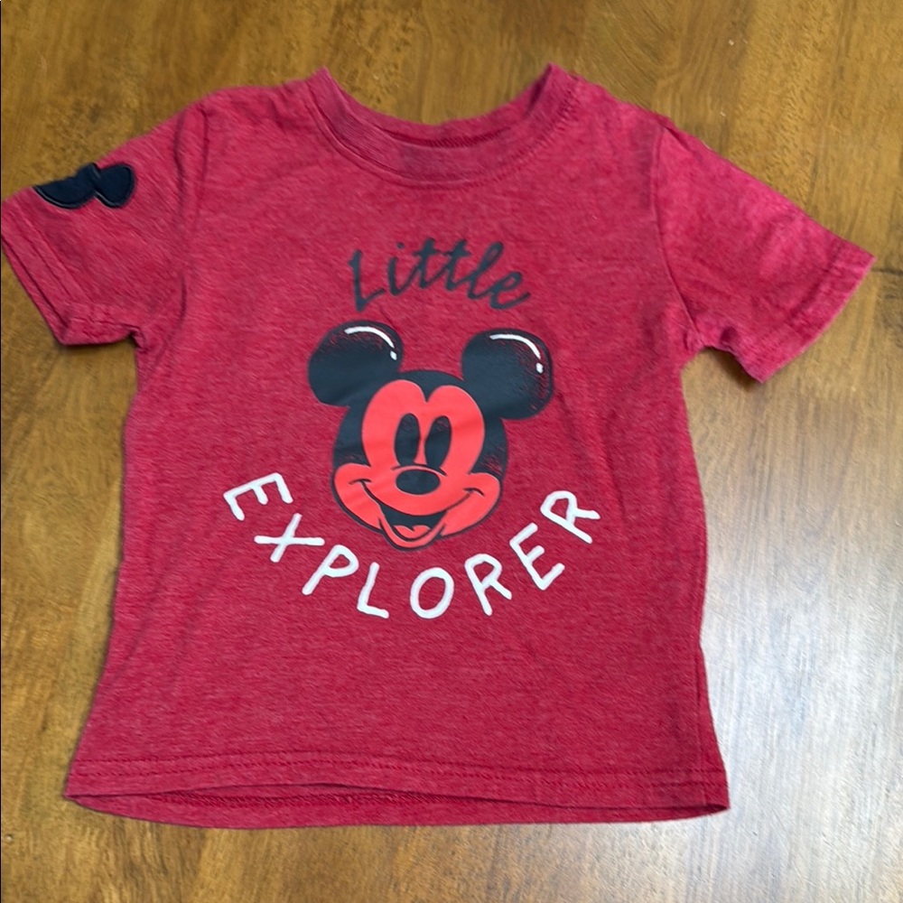 Disney Red Mickey Mouse Explorer Tee